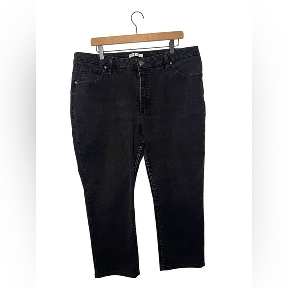 Riders by Lee Black Straight Leg Jeans - Picture 1 of 7